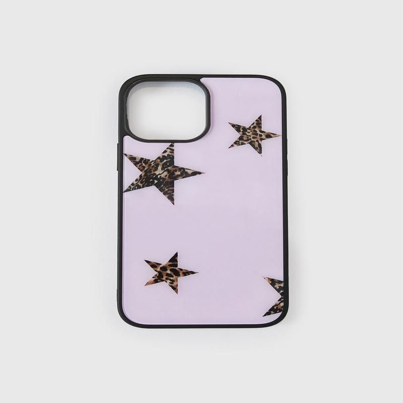 Unfolding iPhone Case Pink / Leopard