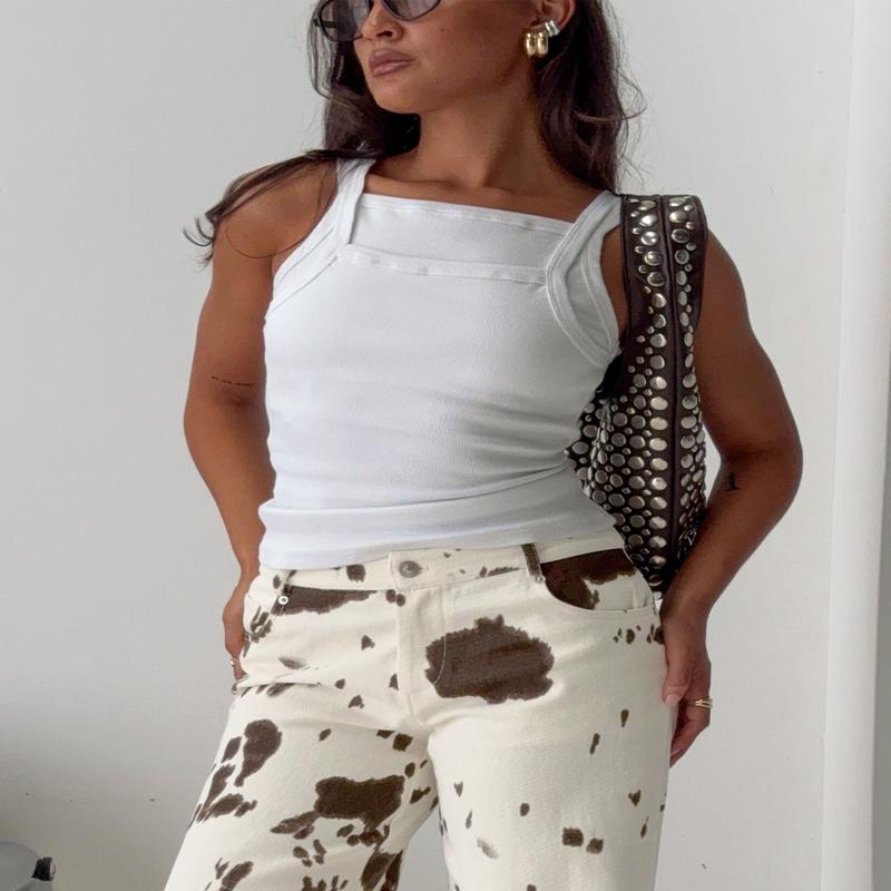 Aglaia Layered Cami Top White