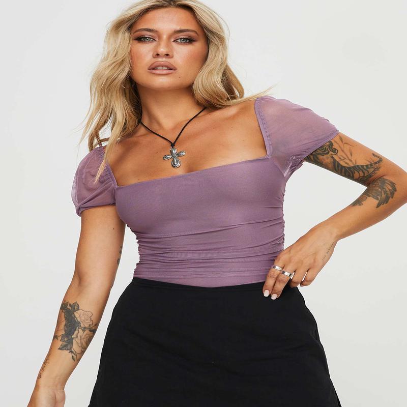 Dostan Bodysuit Dusty Purple
