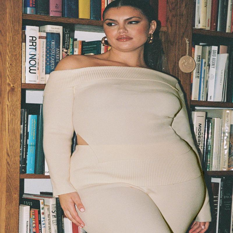 Macallan Long Sleeve Top Cream Curve