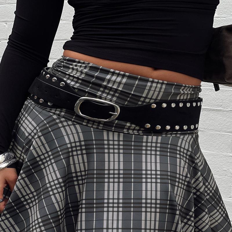 Spheres Stud Belt Black