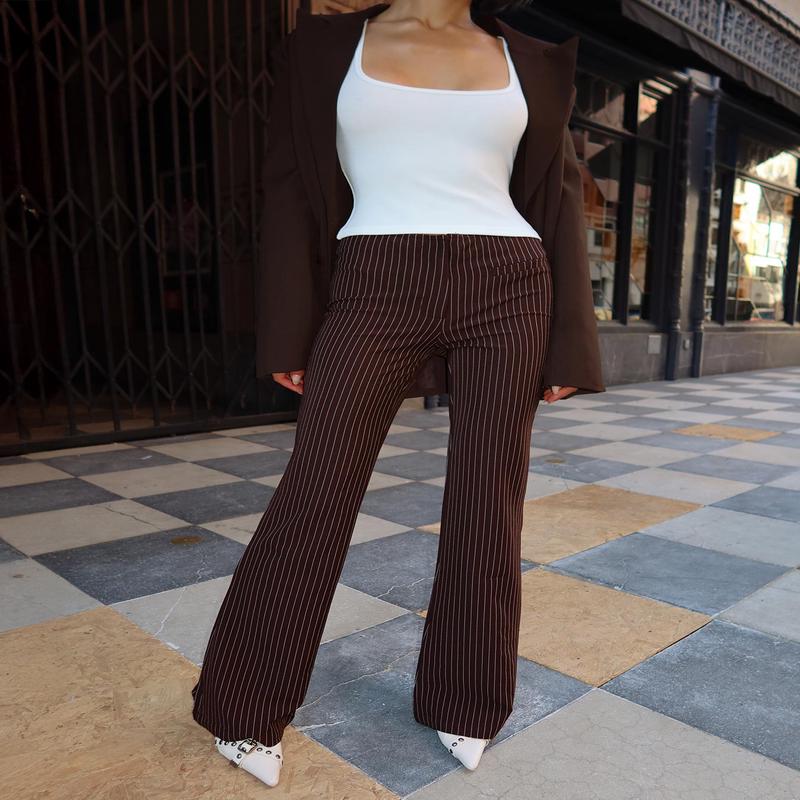 Sportia Flare Pants Brown