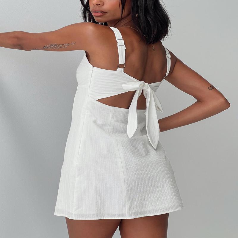 Summer Isles Mini Dress White