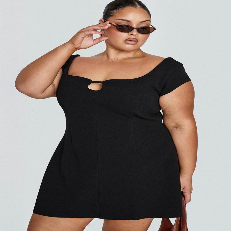 Sylvette Mini Dress Black Curve