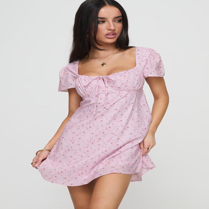 Jaxton Mini Dress Pink Multi