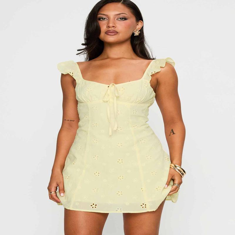 Sunbather Mini Dress Yellow
