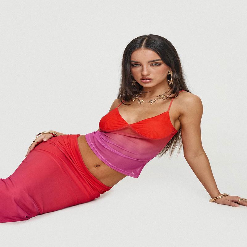 Teen Spirit Top Pink Ombre