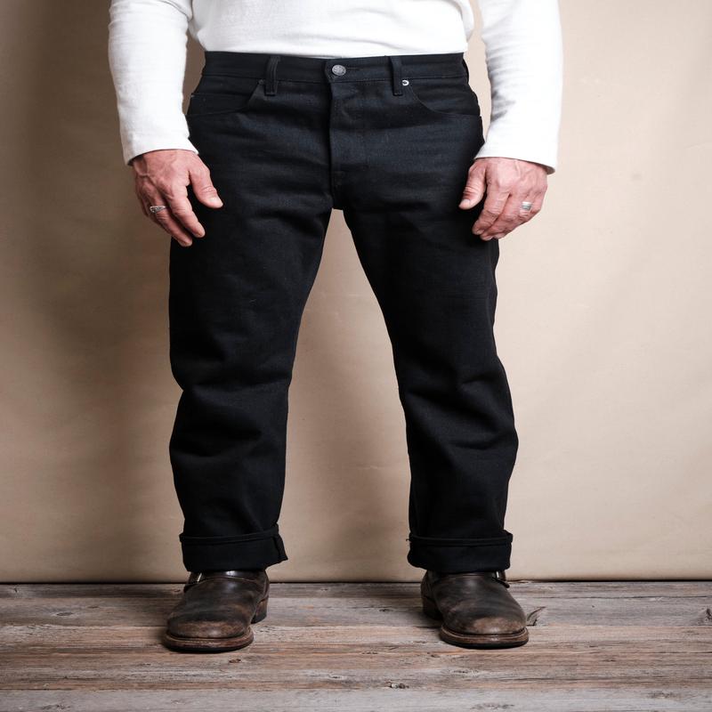 Belford Straight 17 Ounce Black Denim
