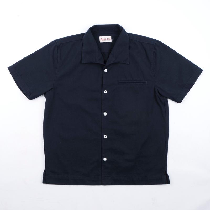 Cayucos Navy Herringbone