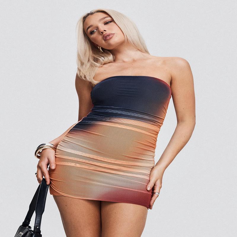 Kalena Mini Dress Pink Multi