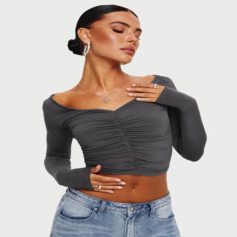 Moylan Long Sleeve Top Grey