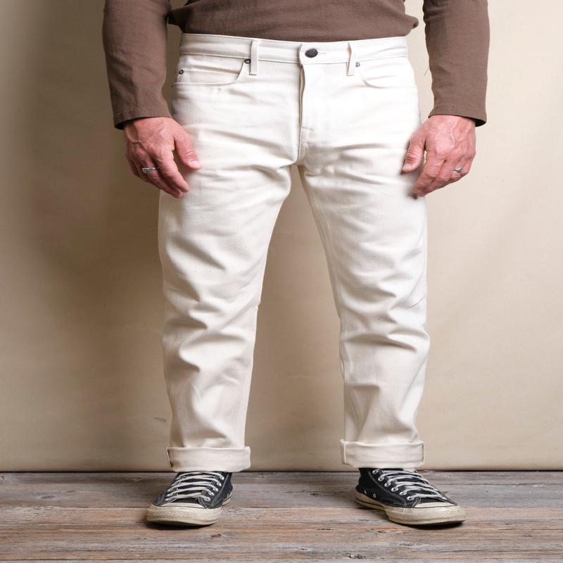 Portola Classic Taper 14 Ounce Ecru Denim