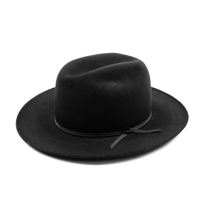 Bowman Hat Co. x Freenote Cloth Black - Western Gentlemen Black