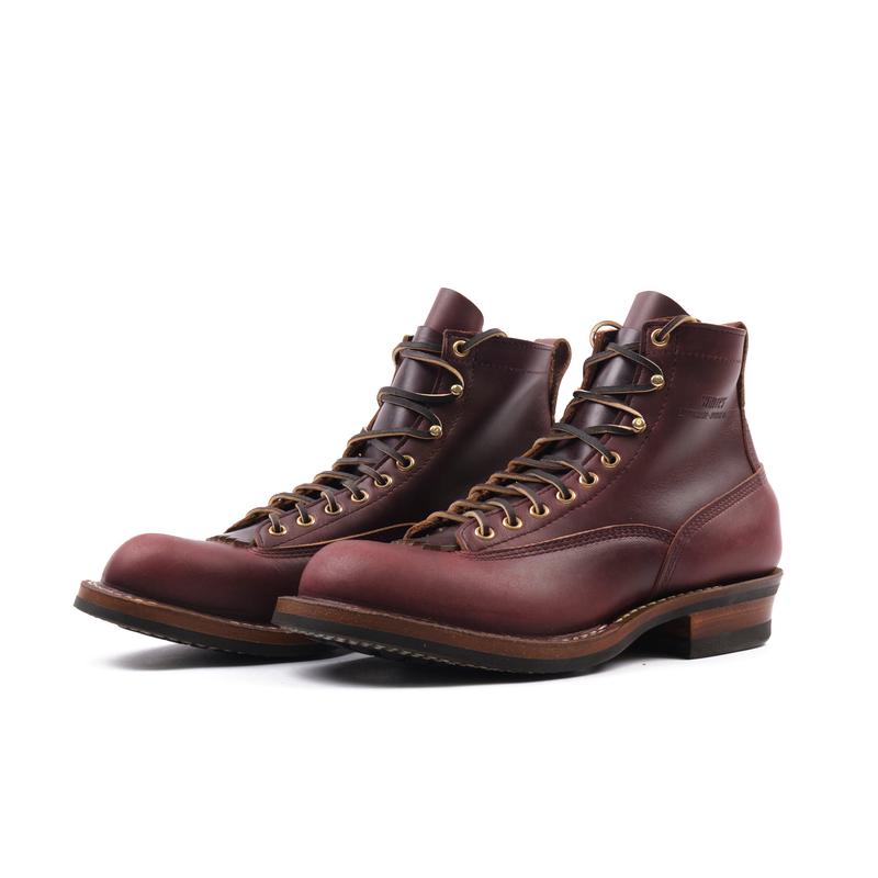 FREENOTE CLOTH X WHITE'S BOOTS - 9338 LAST CUTTER BOOT - SEIDEL DOUBLE SHOT BURGUNDY