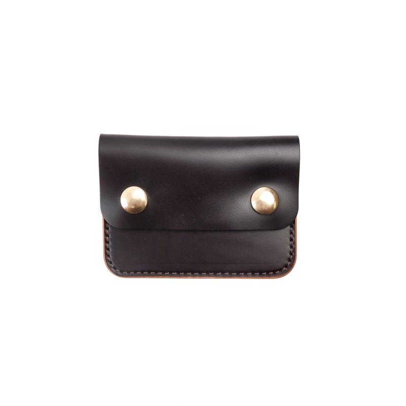 GOLDEN AGE SUPPLY CO. - MARYAM SHELL CORDOVAN BURGUNDY - SMALL TRUCKER WALLET