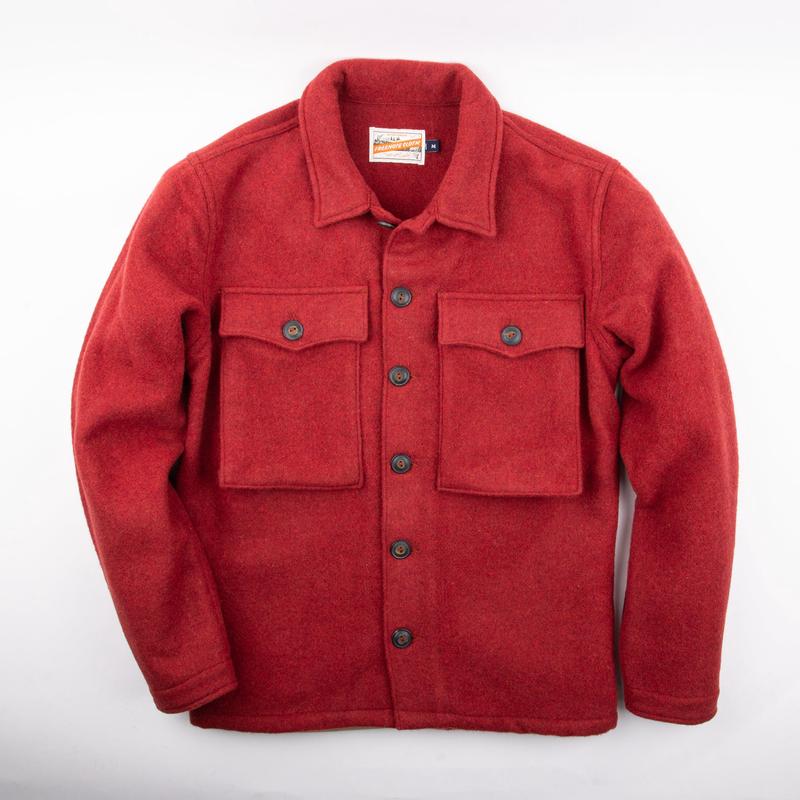 Midway Wool CPO Red