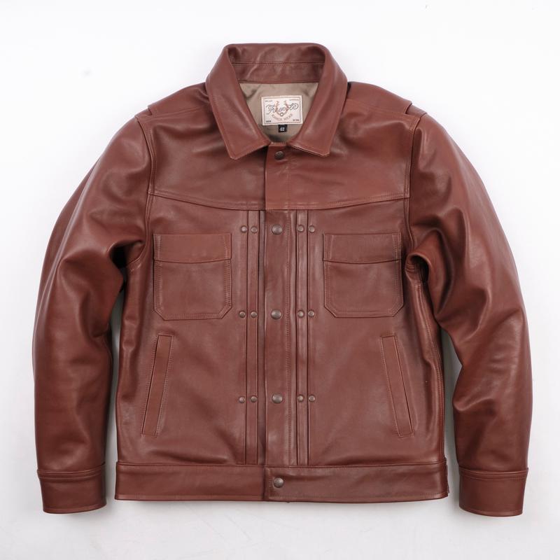 Riders Jacket Brown Boston Leather
