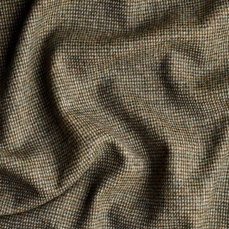 TD1 : Sage Green Split Hairline Tweed