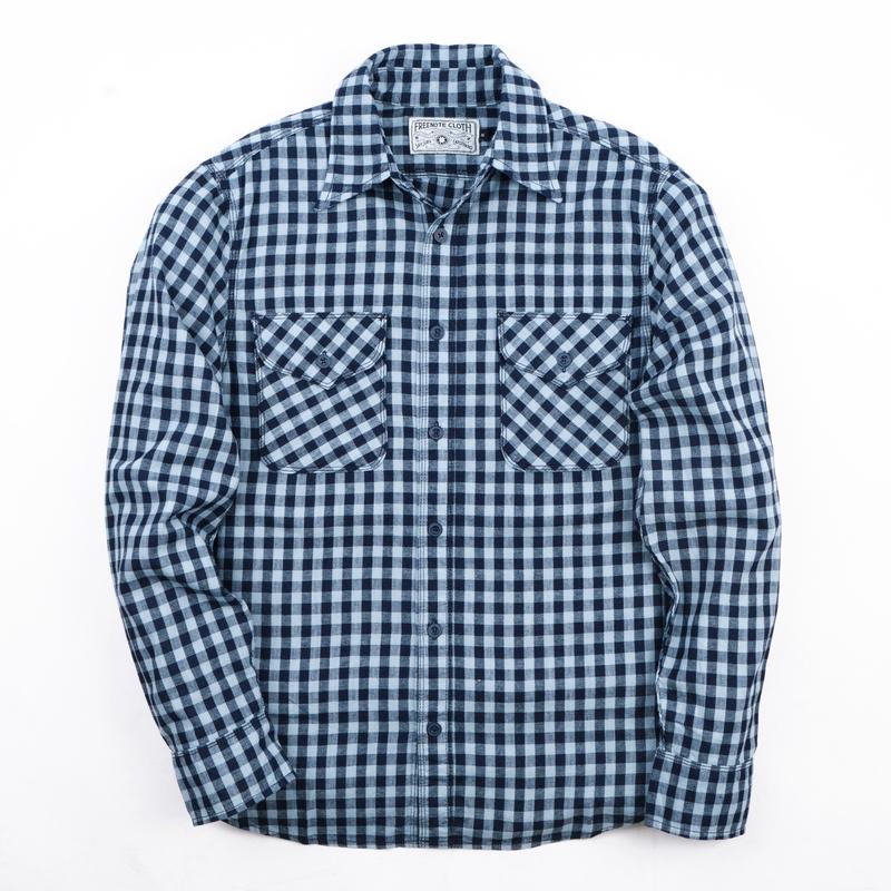 Wells Indigo Gingham