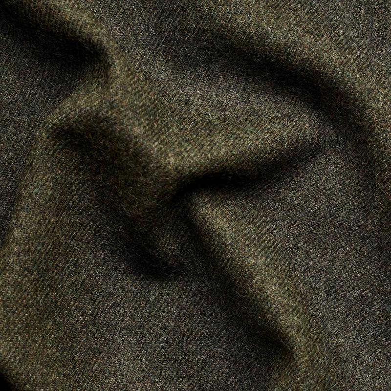 TD17 : Woodcote Forest Green Twill Tweed
