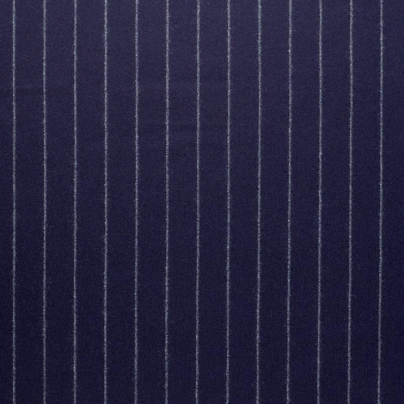 WF2-28 : Worsted Flannel Navy Shadow Stripe