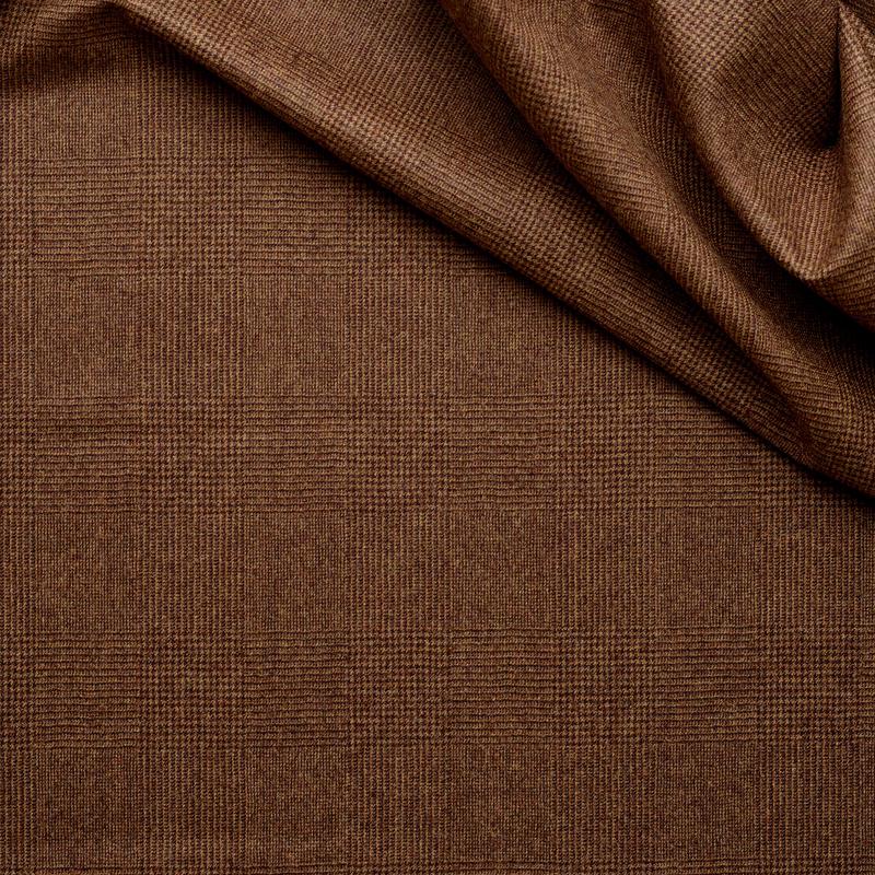 WF2-31 : Worsted Flannel Chocolate Glen Check