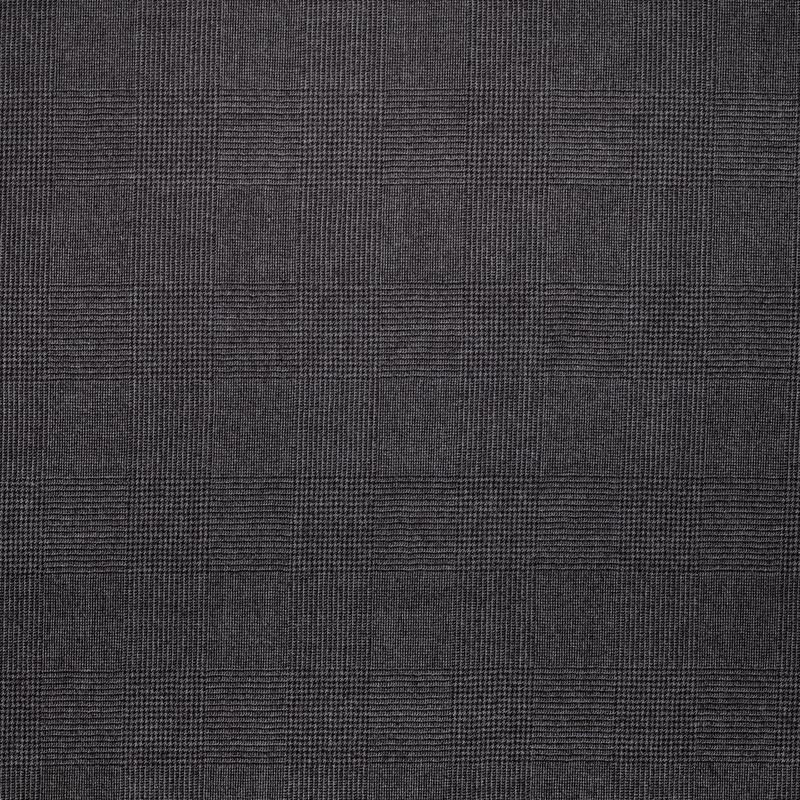WF2-34 : Worsted Flannel Charcoal Glen Check