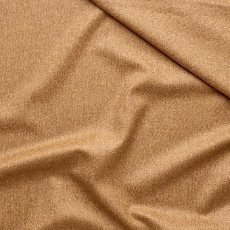 WF2-41 : Worsted Flannel Dark Fawn Plain Mlange