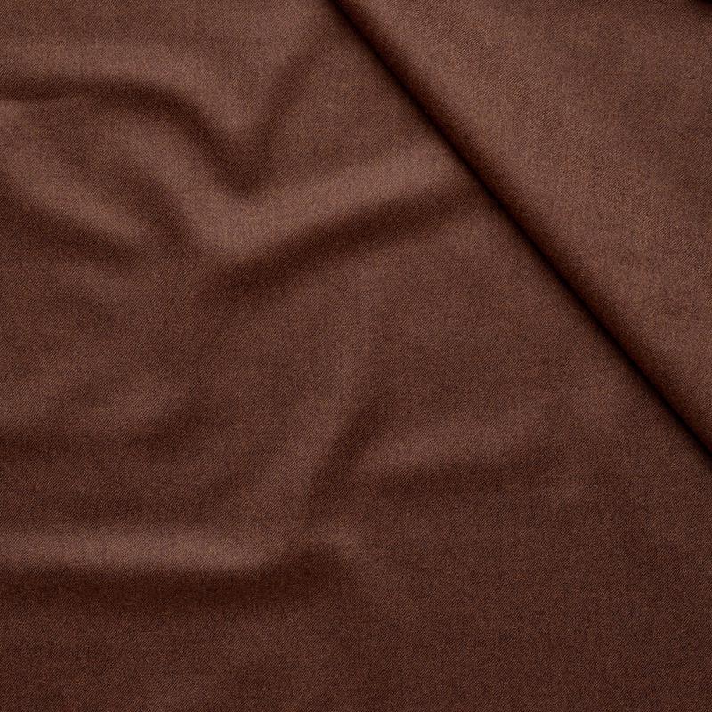 WF2-43 : Worsted Flannel Chestnut Brown Plain Mlange