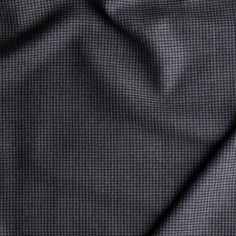 WT31 : Worsted Classics Black, Navy & Grey Houndstooth