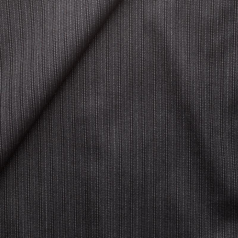 WT34 : Worsted Classics Charcoal and Black Formal Stripe
