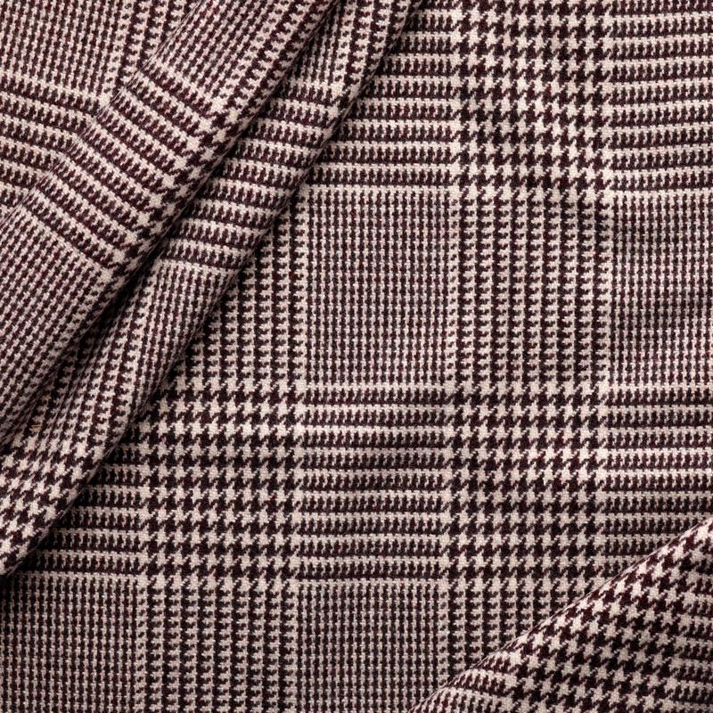 FD176 : Oversized Glen Check Overcoating