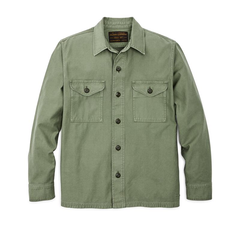 Field Jac-shirt - Washed Fatigue Green