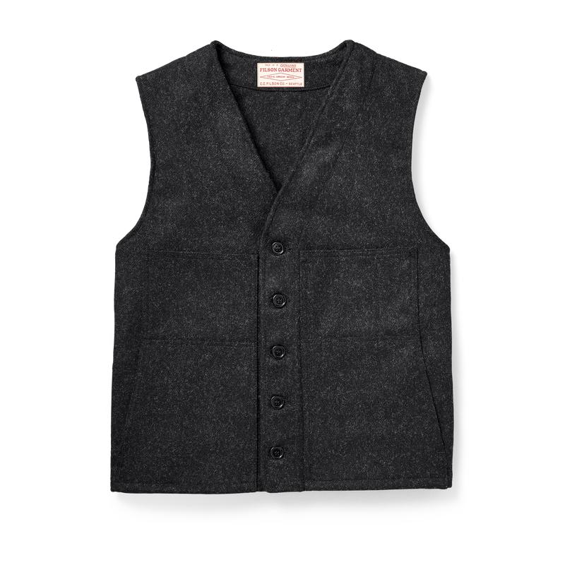 Mackinaw Wool Vest - Charcoal