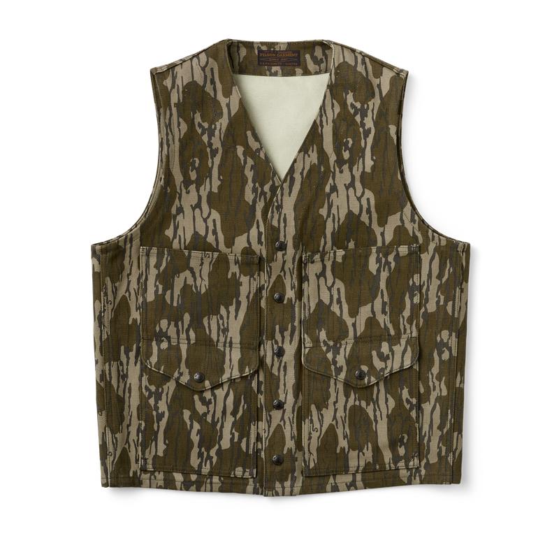Rugged Twill Cruiser Vest - Mossy Oak Bottomland