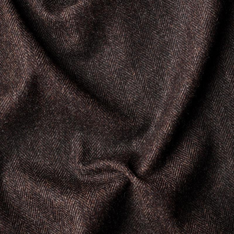 TD11 : Rosewood Brown Herringbone Tweed