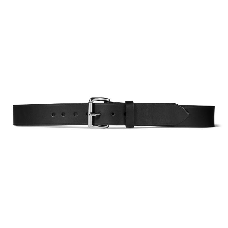 1.5" Bridle Leather Belt - Black