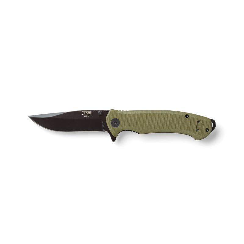 Assisted Opening Knife - Olive/black
