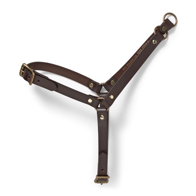 Bridle Leather Dog Harness - Brown