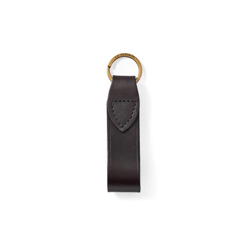 Bridle Leather Key Chain - Brown Leather