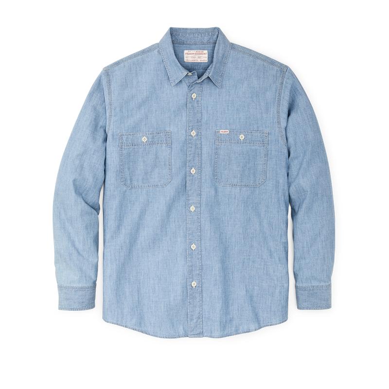 Chambray Cpo Shirt - Light Indigo Chambray