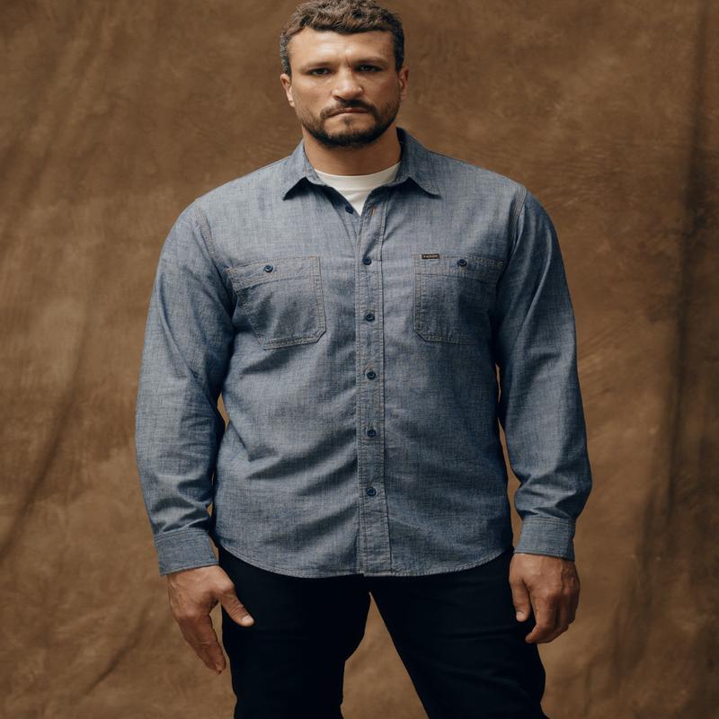 Chambray Cpo Shirt - Rinsed Indigo Chambray