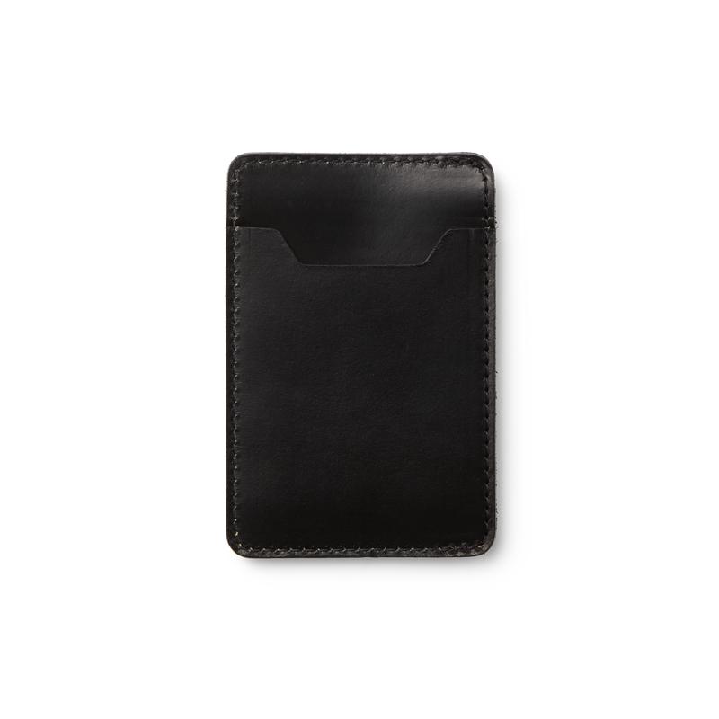 Filson Leather Card Case - Black