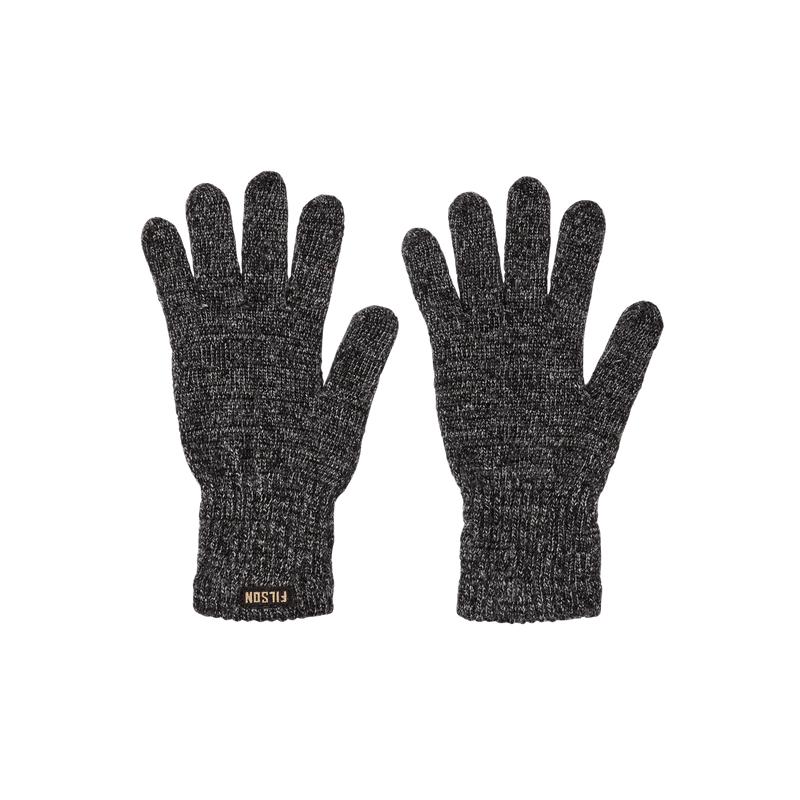 Full Finger Knit Gloves  - Charcoal