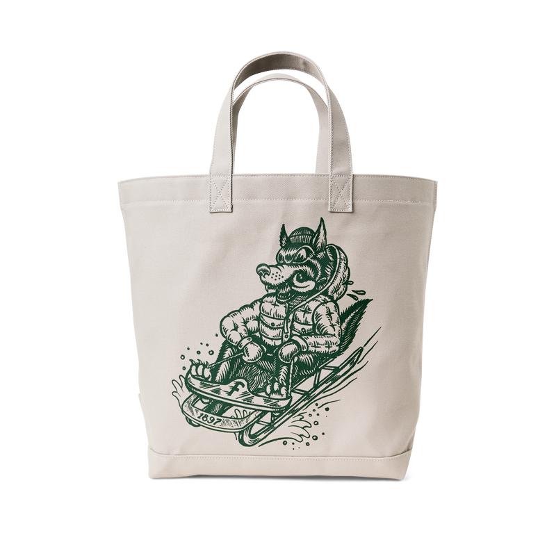 Kyler Martz Graphic Utility Tote - Twine / Wolf