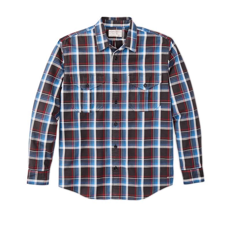 Lightweight Alaskan Guide Shirt - Glacier Blue Plaid