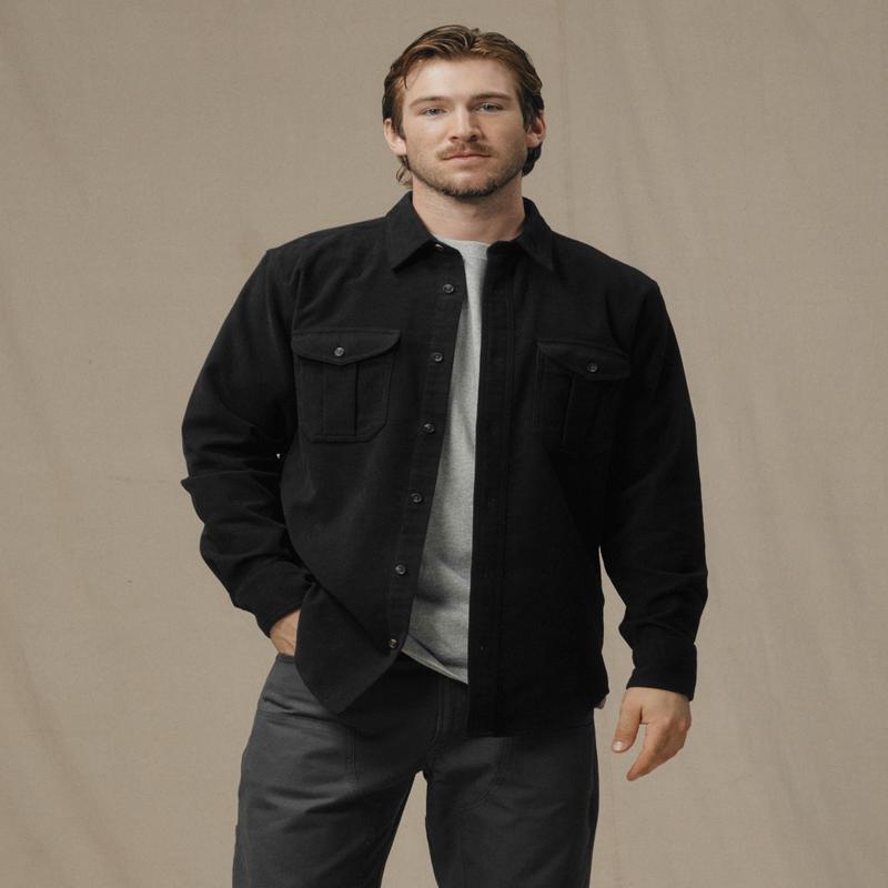 Moleskin Seattle Shirt - Coal
