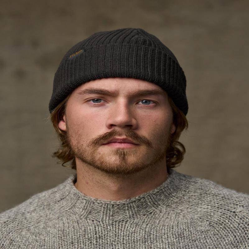 Cotton Watch Cap - Faded Black