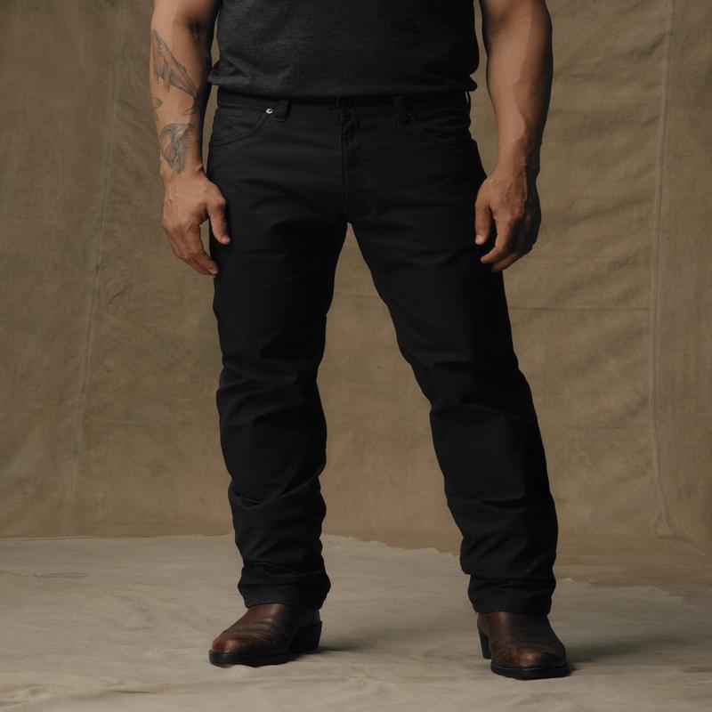 Dry Tin Cloth 5-pocket Pants - Raven