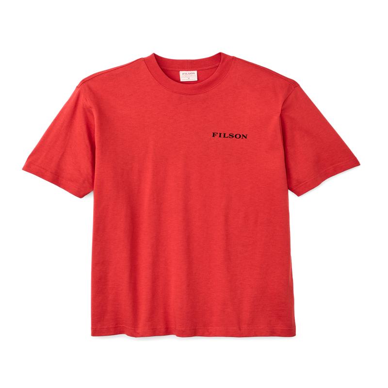 Frontier Logo T-shirt - Aurora Red / Scenic Mark